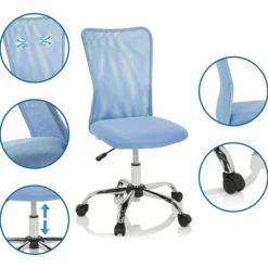 KIDDY NET I - Kinderdrehstuhl Blau