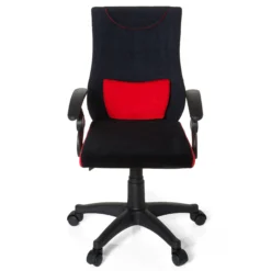 KIDDY PRO AL - Kinderdrehstuhl Schwarz/Rot