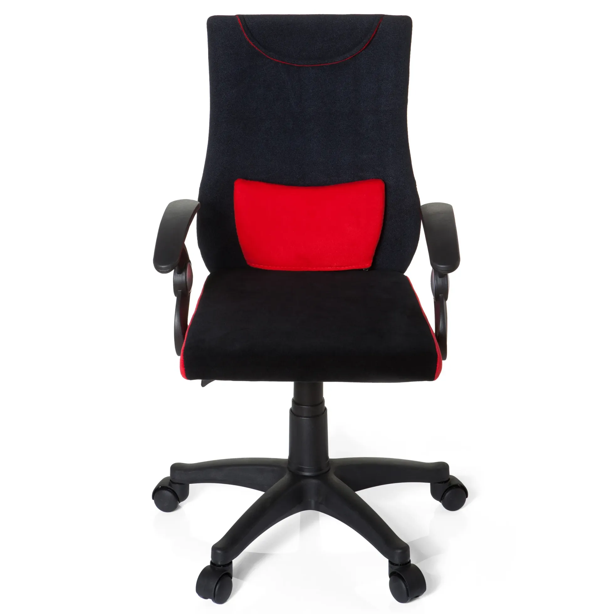 KIDDY PRO AL - Kinderdrehstuhl Schwarz/Rot