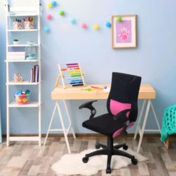 KIDDY PRO AL - Kinderdrehstuhl Pink