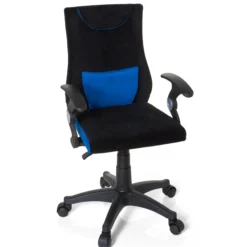 KIDDY PRO AL - Kinderdrehstuhl Schwarz/Blau