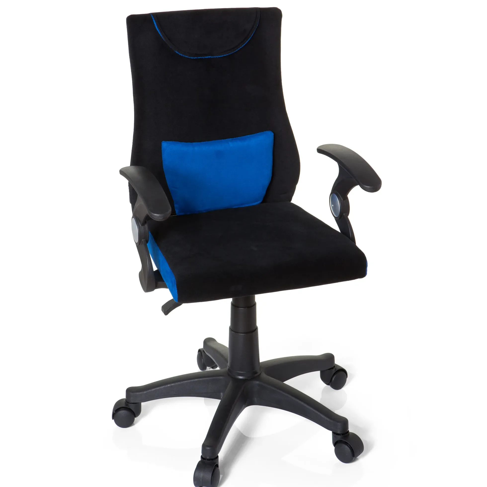KIDDY PRO AL - Kinderdrehstuhl Schwarz/Blau