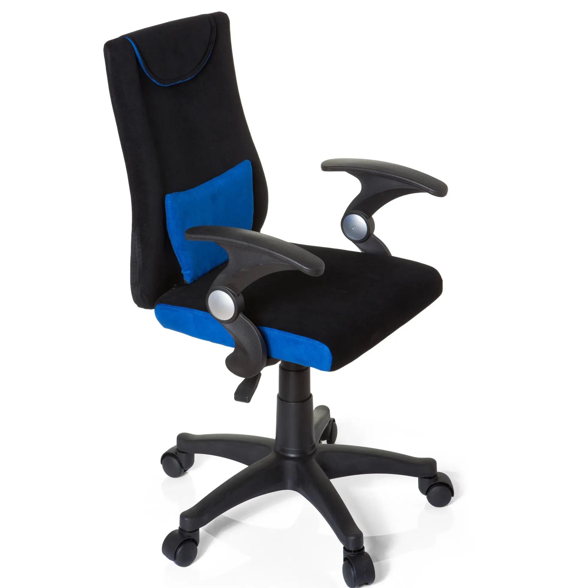 KIDDY PRO AL - Kinderdrehstuhl Schwarz/Blau