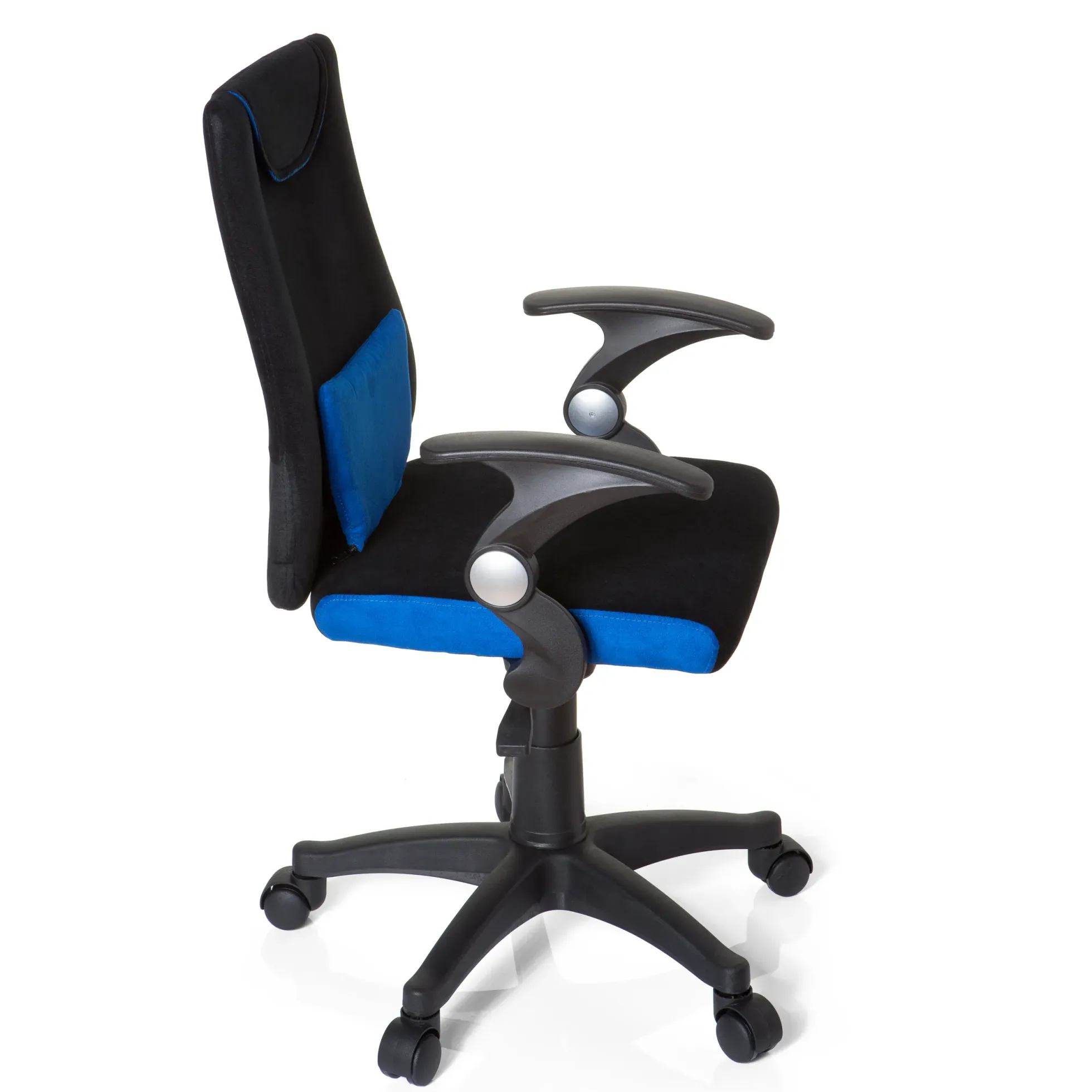 KIDDY PRO AL - Kinderdrehstuhl Schwarz/Blau
