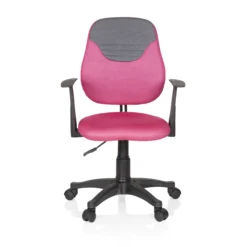 KIDDY STYLE - Kinderdrehstuhl Pink/Grau