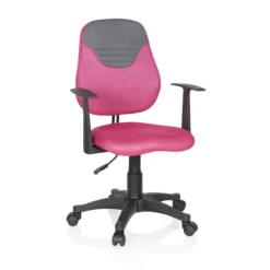 KIDDY STYLE - Kinderdrehstuhl Pink/Grau