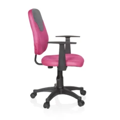 KIDDY STYLE - Kinderdrehstuhl Pink/Grau