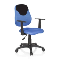 KIDDY STYLE - Kinderdrehstuhl Blau/Schwarz