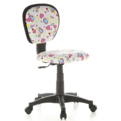 KIDDY TOP - Kinderdrehstuhl Motiv Flowers & Hearts