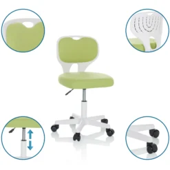 KIDDY TOP W - Kinderdrehstuhl Grün