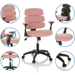 KID ERGOLINO B - Kinderdrehstuhl Rosa