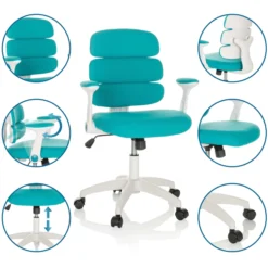 KID ERGOLINO W - Kinderdrehstuhl Blau