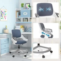 KID FLEX - Kinderdrehstuhl Grau
