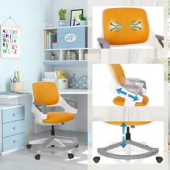 KID FLEX - Kinderdrehstuhl Orange