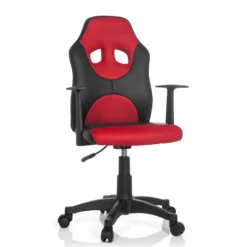 KID GAME AL - Kinderdrehstuhl Schwarz/Rot