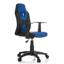 KID GAME AL - Kinderdrehstuhl Schwarz/Blau