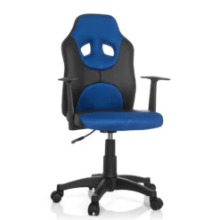 KID GAME AL - Kinderdrehstuhl Schwarz/Blau