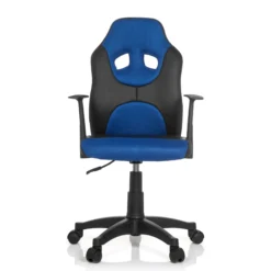 KID GAME AL - Kinderdrehstuhl Schwarz/Blau