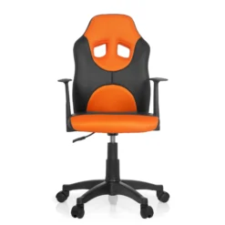 KID GAME AL - Kinderdrehstuhl Schwarz/Orange