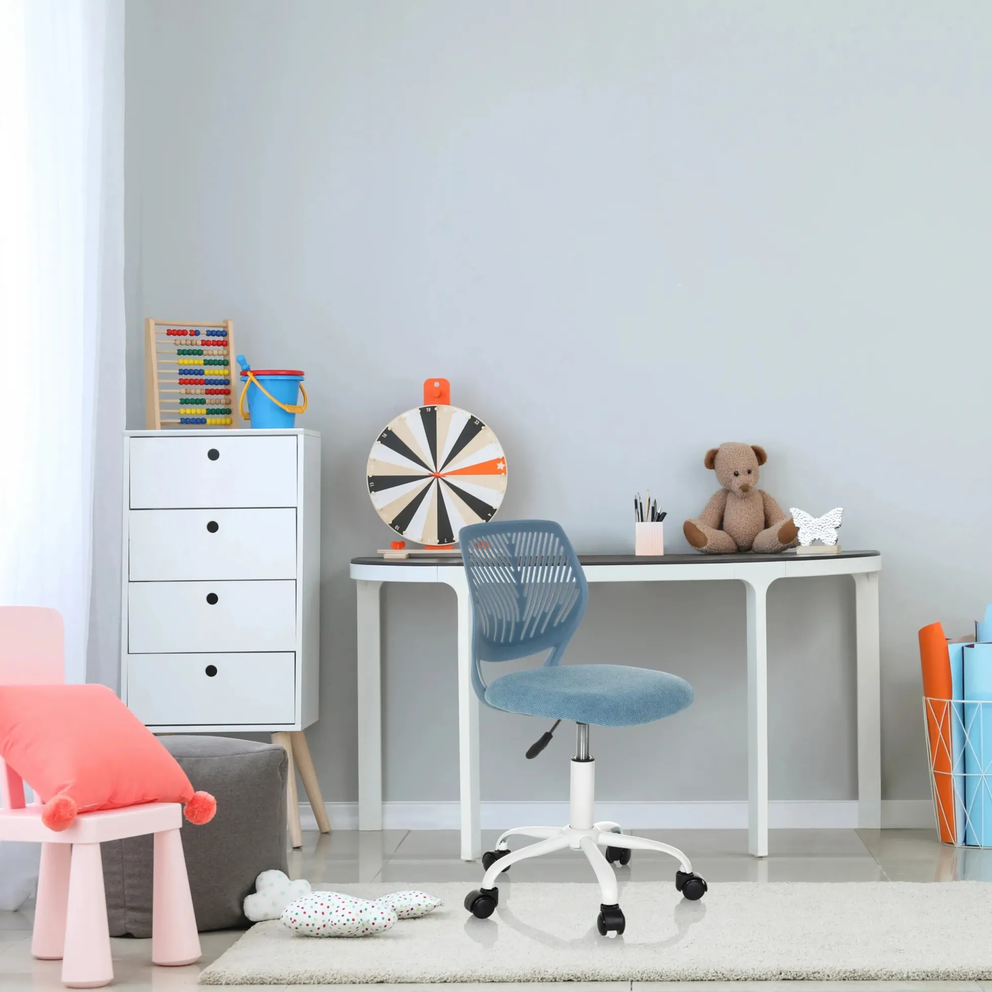 KID QW - Kinderdrehstuhl Blau