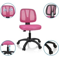 KID YU 200 - Kinderdrehstuhl Rosa