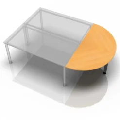 LA60 G / LA80 G / LA160 G Ansatztisch 160x80 Buche