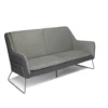 LAGUN | 3-Sitzer - Lounge Sofa Hellgrau/Dunkelgrau