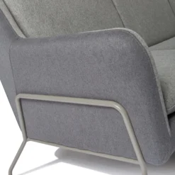 LAGUN | 3-Sitzer - Lounge Sofa Hellgrau/Dunkelgrau