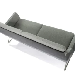 LAGUN | 3-Sitzer - Lounge Sofa Hellgrau/Dunkelgrau