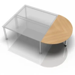 LA60 / LA80 / LA160 Ansatztisch 160x80 Eiche
