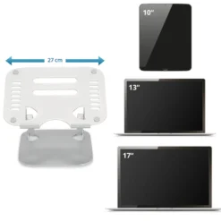LAPTOP STAND - Laptopunterlage Silber