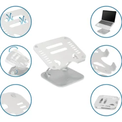 LAPTOP STAND - Laptopunterlage Silber
