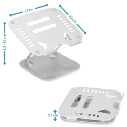LAPTOP STAND - Laptopunterlage Silber