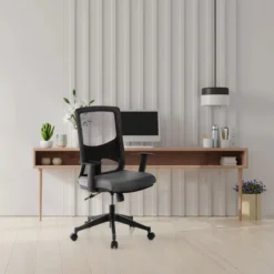 LAVITA - Profi Bürostuhl Schwarz/Grau