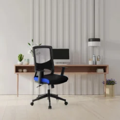LAVITA - Profi Bürostuhl Schwarz/Blau