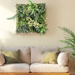 LEAFLUXE WALL 1 - Pflanzenmatte Grün