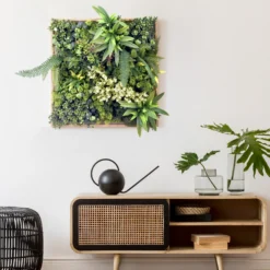 LEAFLUXE WALL 1 - Pflanzenmatte Grün