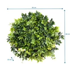 LEAFLUXE WALL 2 - Pflanzenmatte Grün