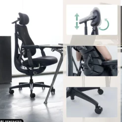 LiberNovo Omni - High End Bürostuhl Schwarz