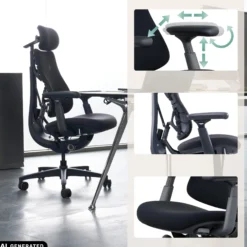 LiberNovo Omni - High End Bürostuhl Schwarz
