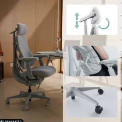 LiberNovo Omni - High End Bürostuhl Grau