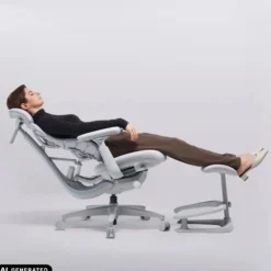 LiberNovo Omni - High End Bürostuhl Grau