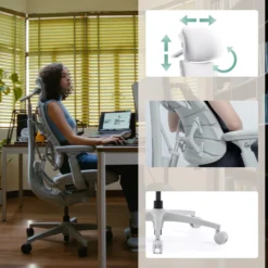 LiberNovo Omni Pro - High End Bürostuhl Weiß