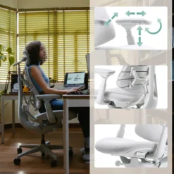 LiberNovo Omni Pro - High End Bürostuhl Weiß