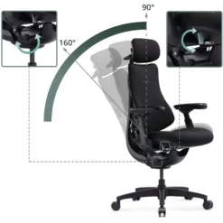 LiberNovo Omni SE - High End Bürostuhl Schwarz