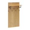 LINNO SPACE - Wandgarderobe Eiche/Schwarz