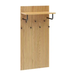 LINNO SPACE - Wandgarderobe Eiche/Schwarz