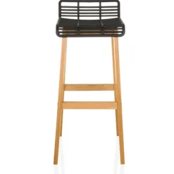 LONSO W - Barhocker Eiche/Schwarz