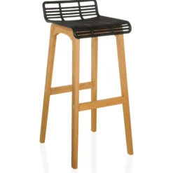 LONSO W - Barhocker Eiche/Schwarz