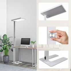 LUMANOVA | LED Stehleuchte - Stehlampe Weiß